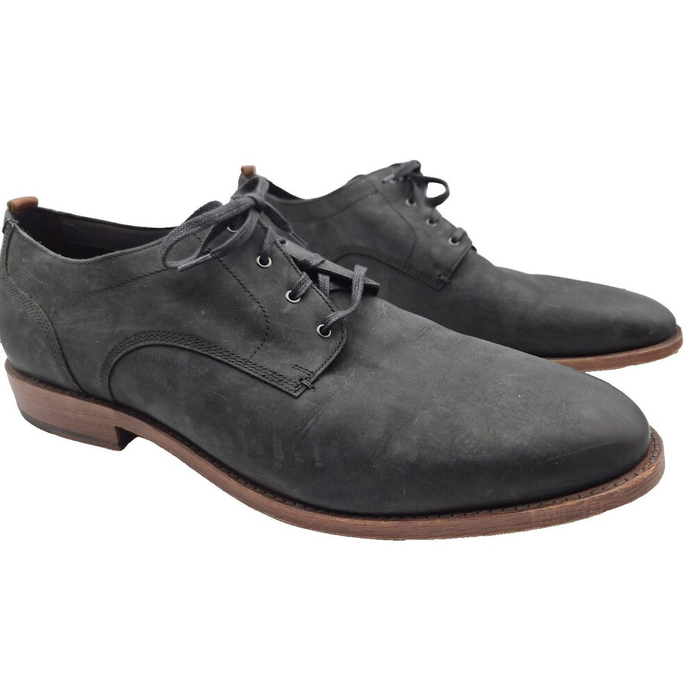Cole Haan Feathercraft Grand 360 Blucher Oxford C29702 Black Leather Mens 15 M